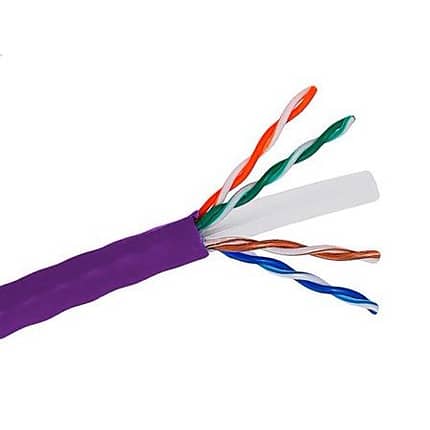 CAT5e Riser (CMR Rated) 1000ft UTP Solid 100% Copper 24AWG, 350 MHz ...