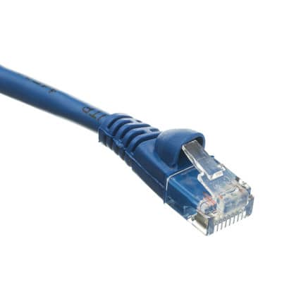 CAT5E 350 MHz UTP Snagless Ethernet Network Patch Cable-Blue - Virginia ...